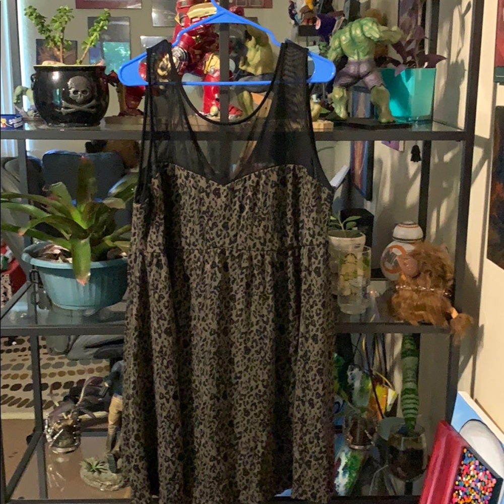 Torrid animal print dress